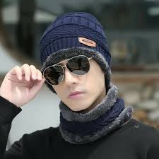 Winter Cap and Neck Excellent Stuff Beanie Neck Warmer Scarf and Beanie Cap For Men Women