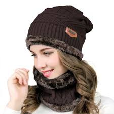 Winter Cap and Neck Excellent Stuff Beanie Neck Warmer Scarf and Beanie Cap For Men Women