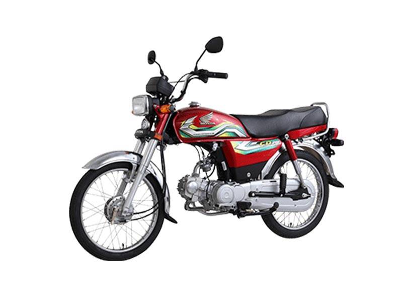Honda  CD70 Motorcycle (Red) Motorbike