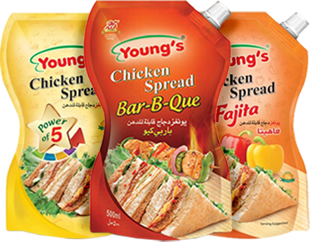 Young's Chicken Spread Bar - B - Q  Pouch 500 ml