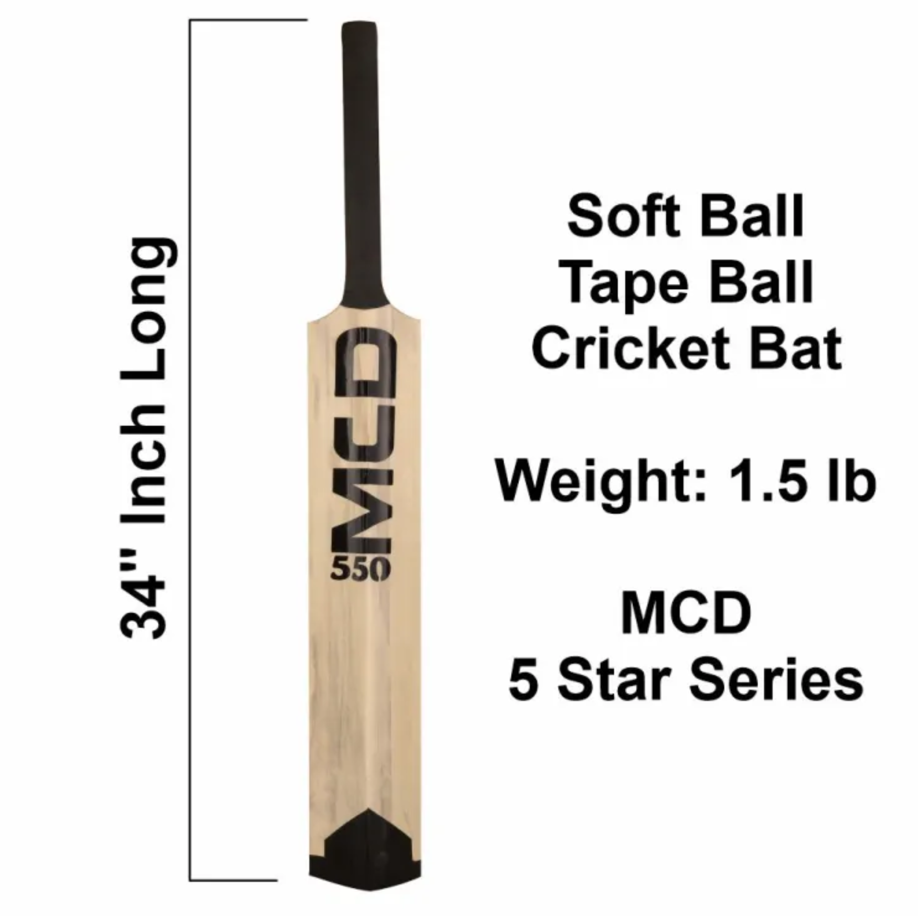 MCD SPORTS CRICKET TAPE BALL BAT SPECIAL EDITION CRICKET BAT