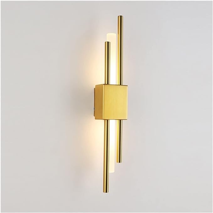 Modern Stylish Metal Pipe LED Wall Lamp for Living Room Bedroom Hallway Wall Sconce Fixture