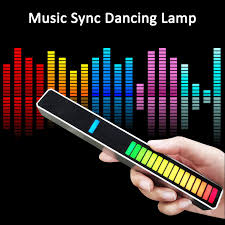 LED STICK RGB Music Sound Light Sensor Bar Bluetooth Compatible Adjustable Brightness Music Rhythm Light