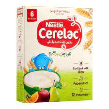 Nestle Cerelac 3 Fruits & Wheat 175g