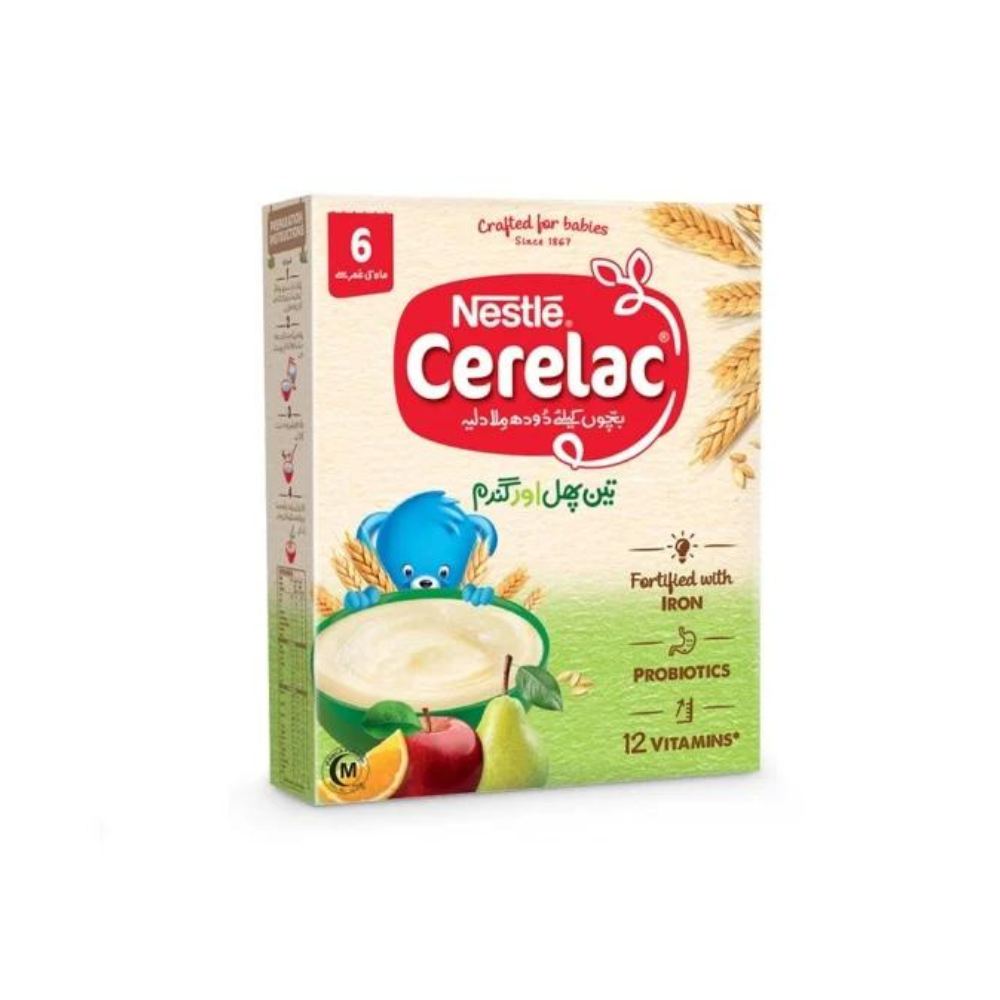 Nestle Cerelac 3 Fruits & Wheat 175g