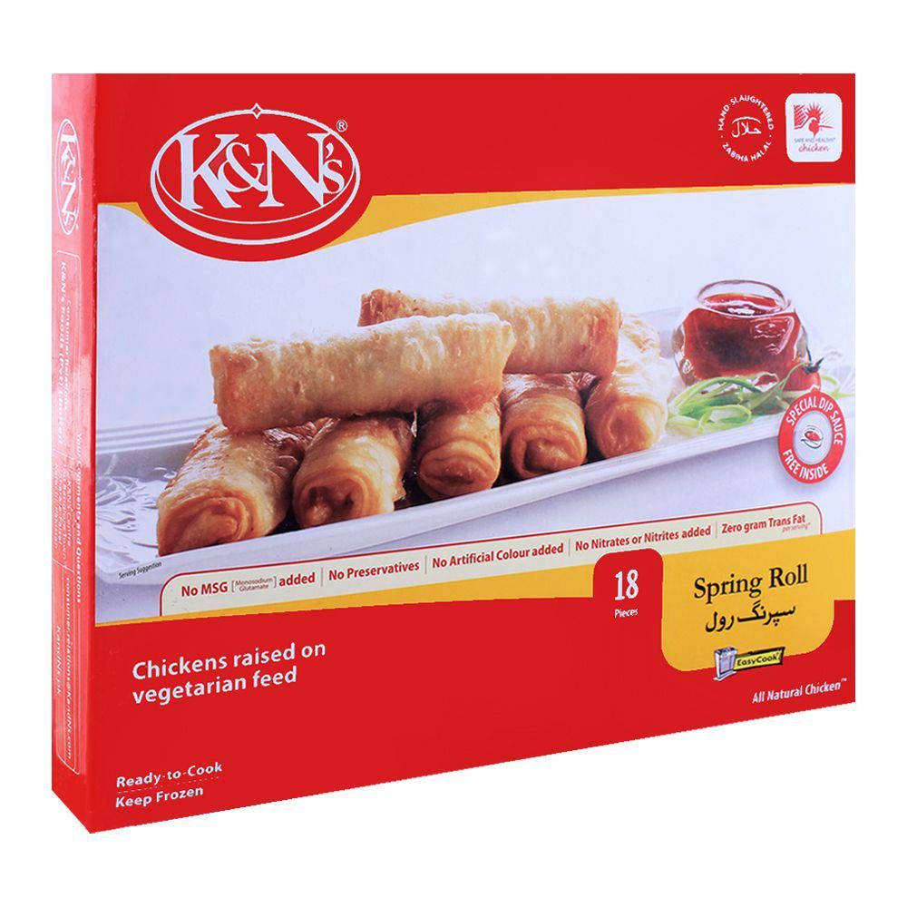K&N's Chicken Spring Rolls 18 Pcs 630 gm