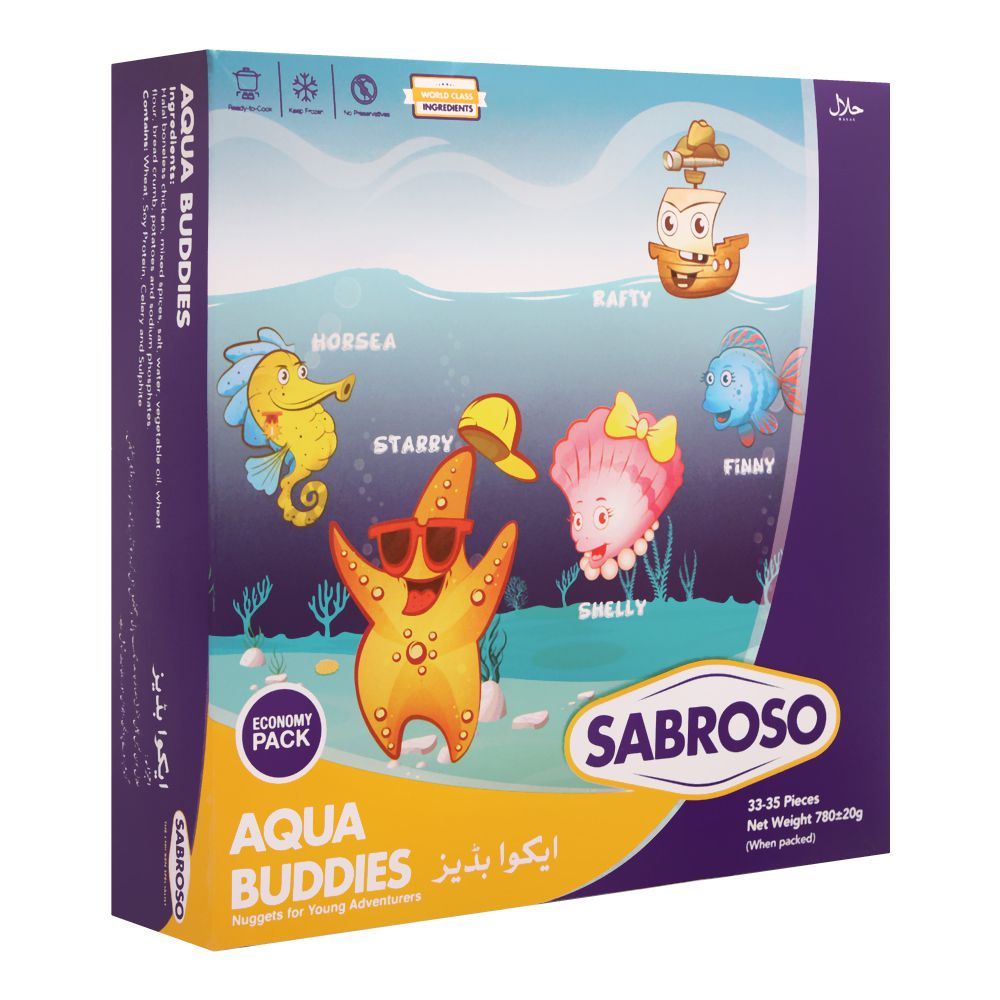 Sabroso Aqua Buddies Economy Pack 33 35 Pieces 780g