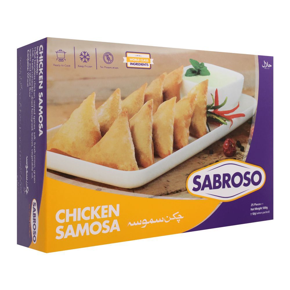 Sabroso Chicken Samosa 25 Pieces 500g