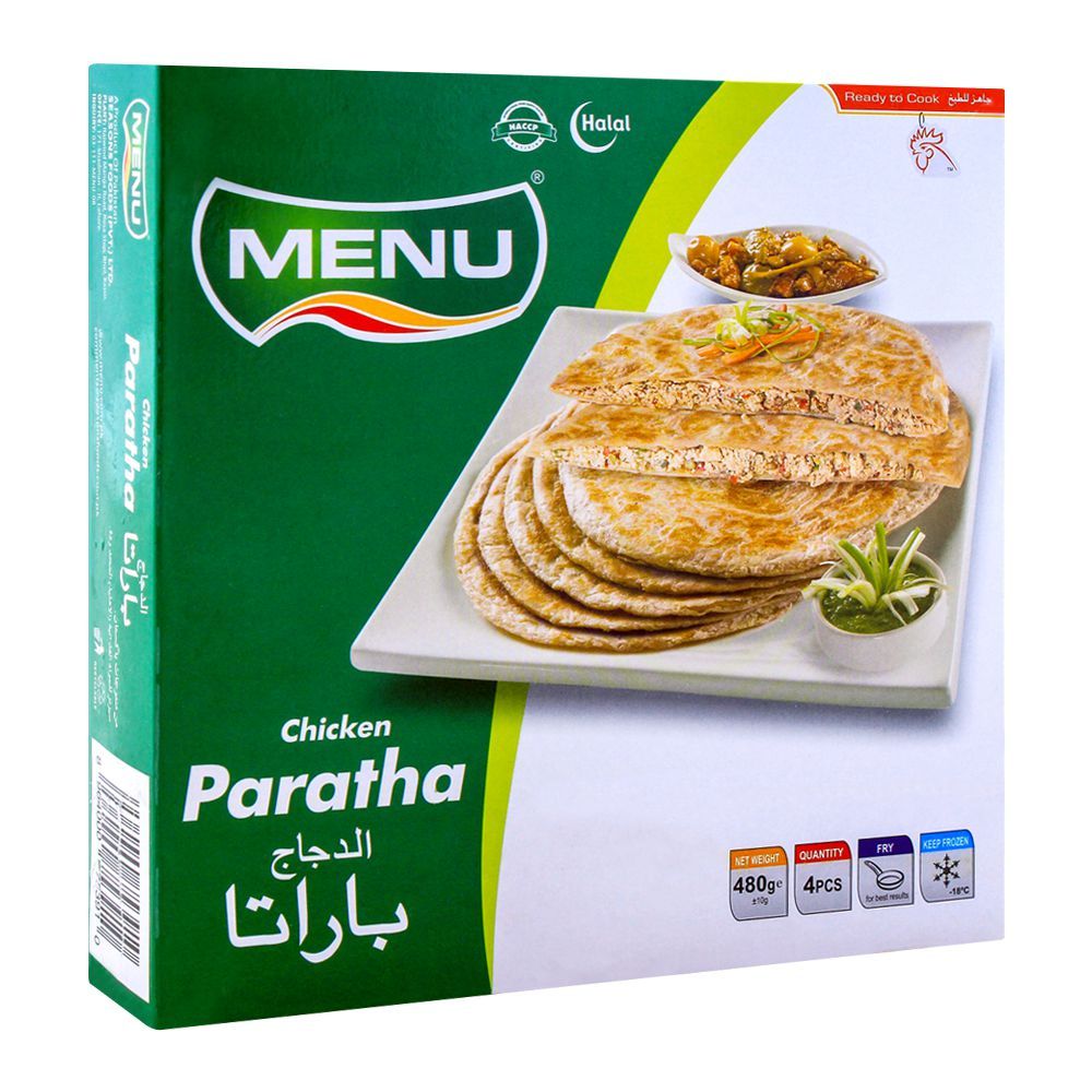 Menu Chicken Paratha 4 Pieces 480g
