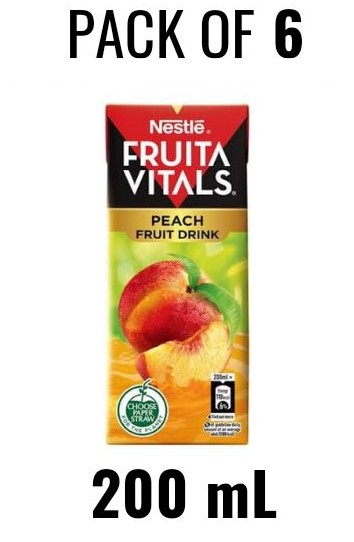 Nestle Nectar Peach 200 ml Pack of 6