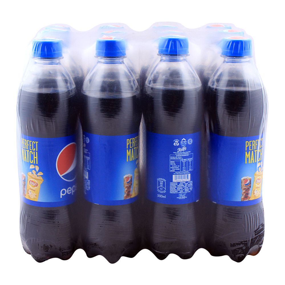 Pepsi Pet Bottle 500ml Pieces 12 Pieces