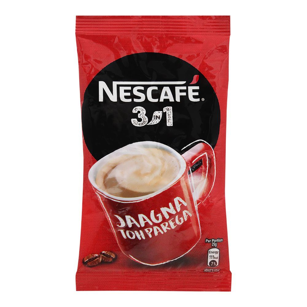 Nestle Nescafe 3-In-1 Coffee Sachet 25g