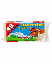 Happy Cow slice cheese regular 48's  800g