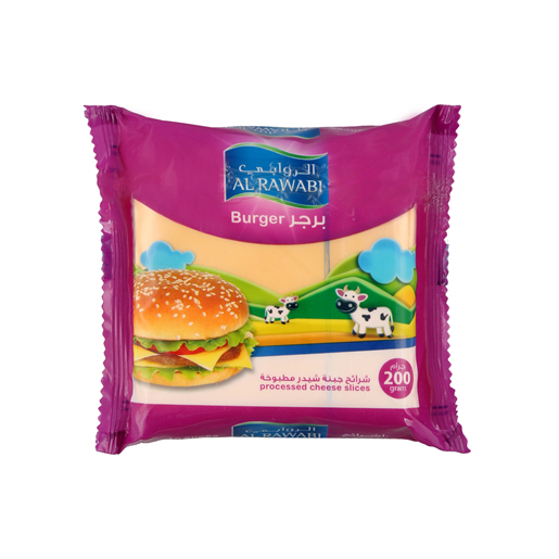 Al Rawabi Burger Cheese Slice - 200 grams