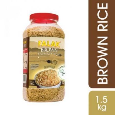 Falak Super Brown Rice Chawal Jar 1.5kg