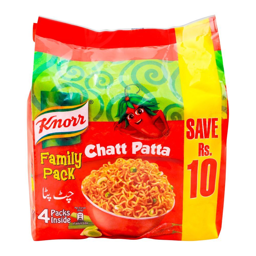 Knorr Noodles Chatt Patta Family Pack 4 Pieces