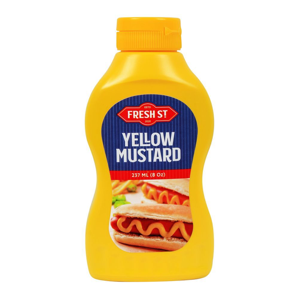 Fresh Street Yellow Mustard Spread 237ml Pet Bottle