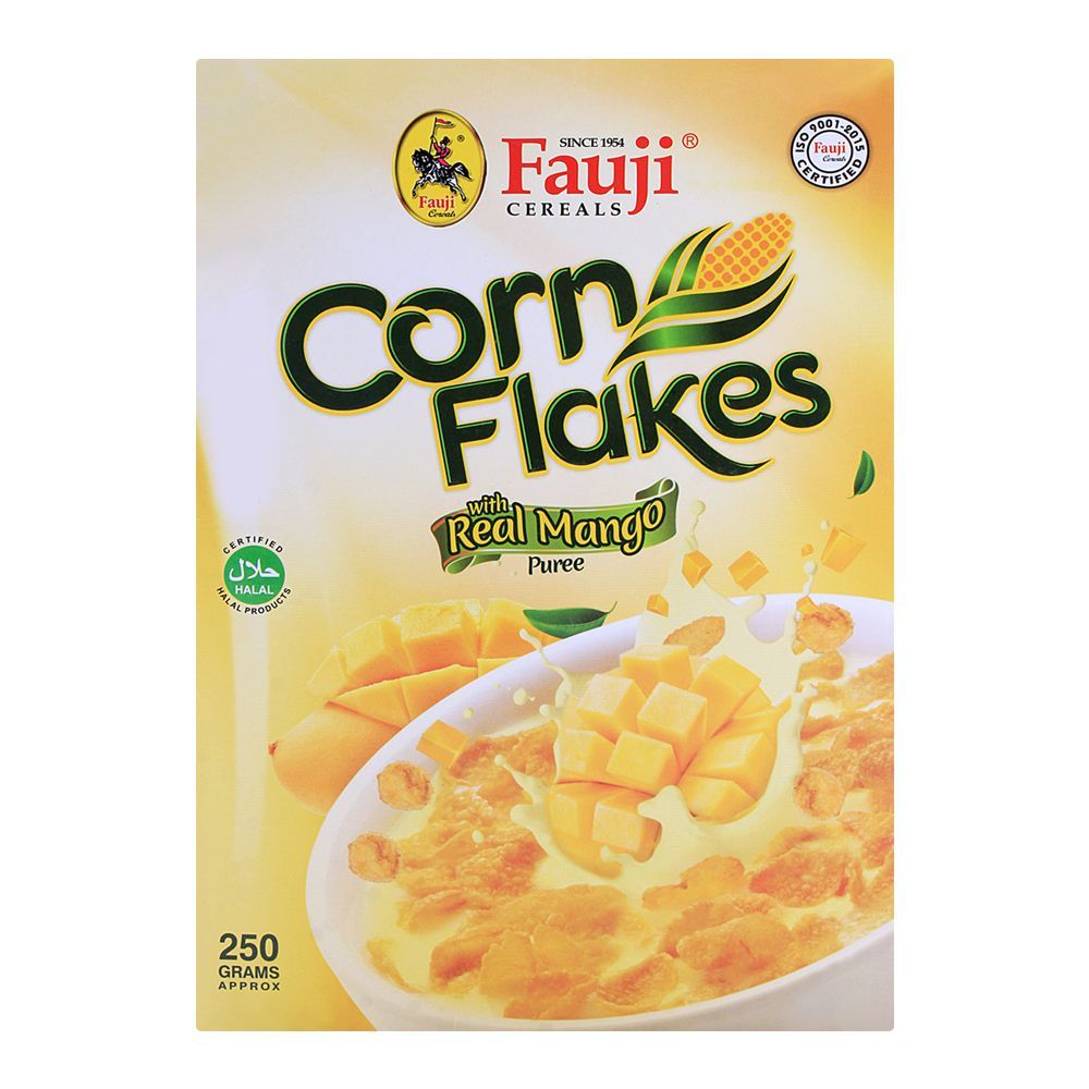 Fauji Corn Flakes Mango 250 gm