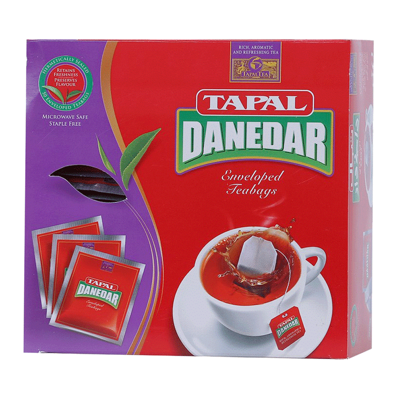 Tapal Danedar Enveloped 50 Tea Bags 100 gm