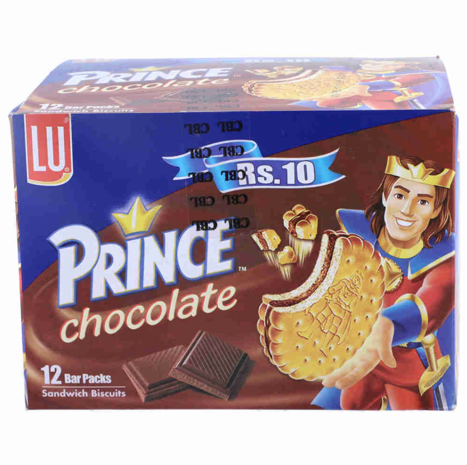 LU Prince Chocolate Biscuit 12 Bar Pack