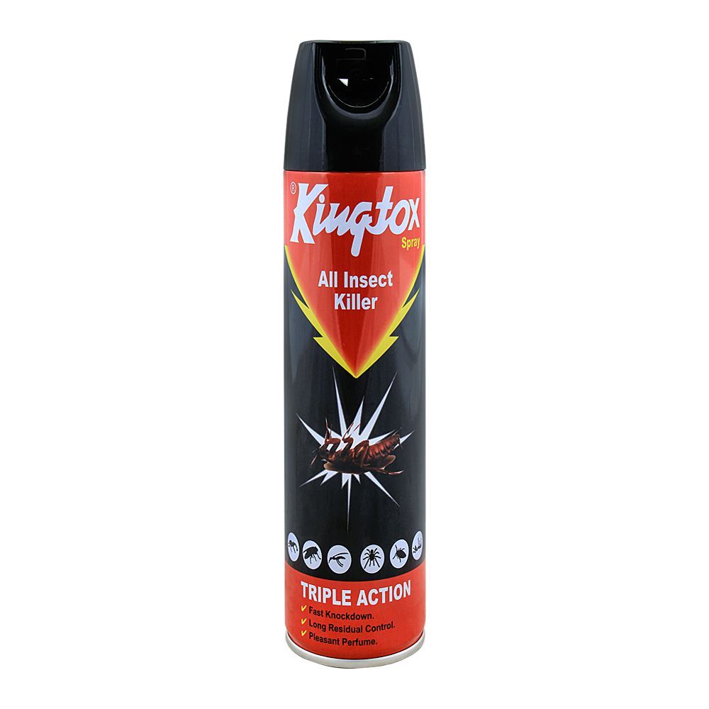Kingtox Spray All Insect Killer Black Triple Action 600ml