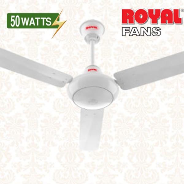 Royal Fan Energy Saver Ceiling Fan 56 Inches 50W Copper Winding