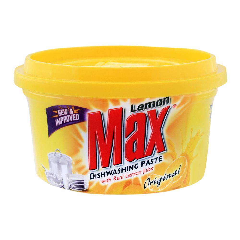 Lemon Max Dish wash Paste Yellow 200g