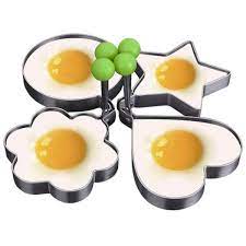 Fried Egg Mold Pack of 4 Stainless Steel