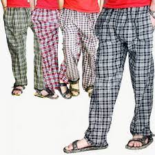 Pack of 4 - Multicolor Cotton Pajamas for Men
