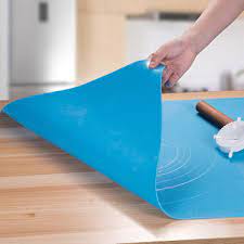 Non Stick Silicone Baking Mat With Measurements Heat Resistant Cookie Sheet Oven