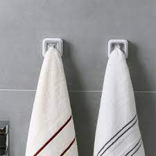 Wall Mounted Self Adhesive Cloth Tea Towel Storage Rack Napkin Towel Holder