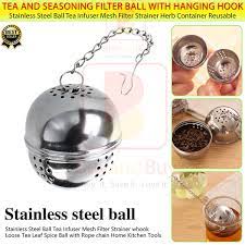 Stainless Steel Herbal Ball Spice Infuser Filter Diffuser Tea Strainer Coffee Teas Tools