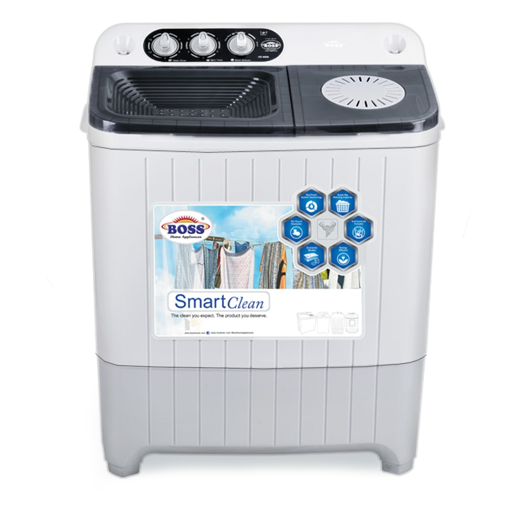 Boss Twin Tub Washing Machine KE-9500-BS (Gray)