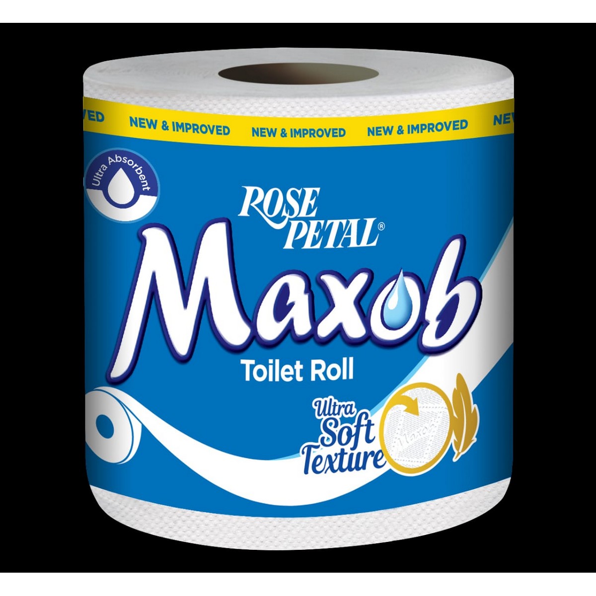 Rose Petal Maxob Single Toilet Roll