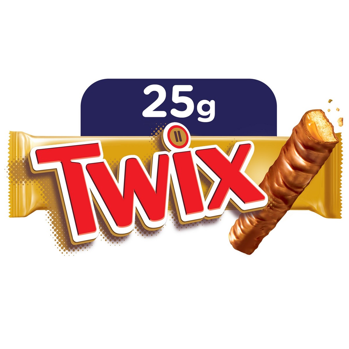 Twix single 25 G x 8 (Pack of 8)