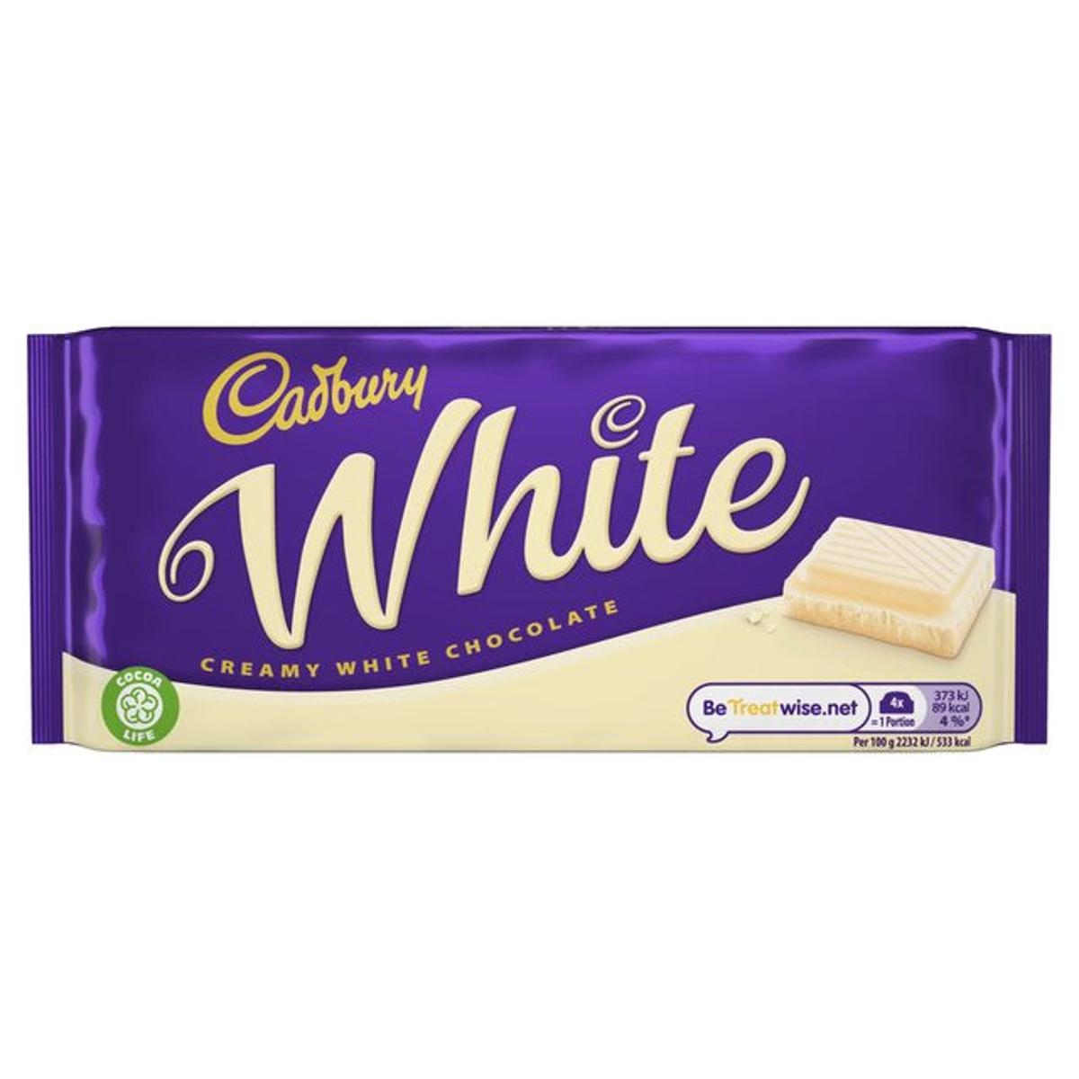 Cadbury White Chocolate 120gm