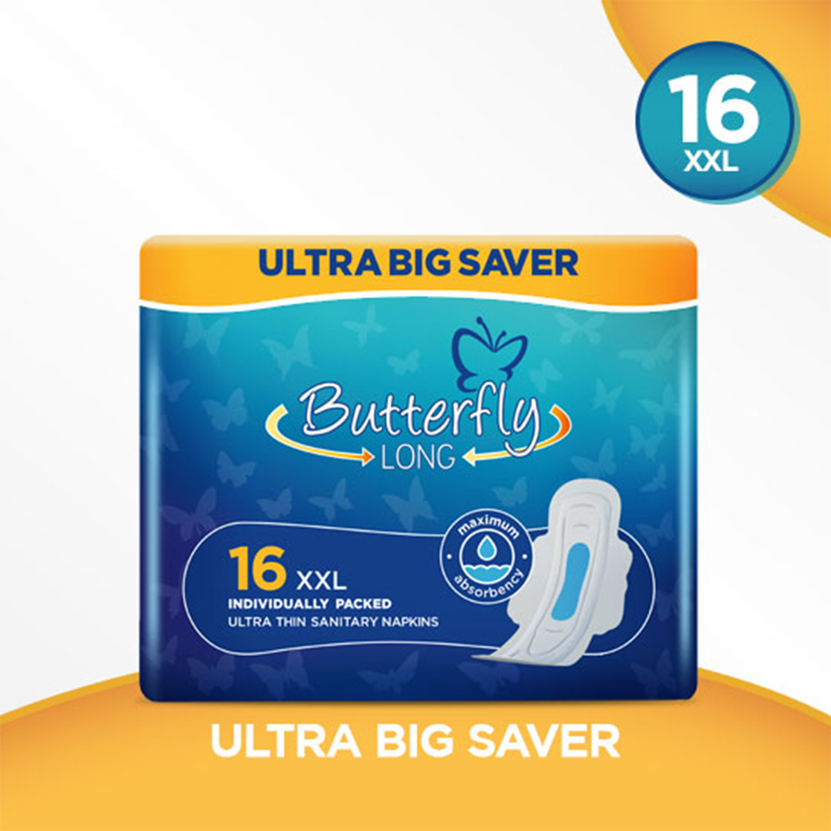 Butterfly Ultra Big Saver Sanitary Pads - XXL