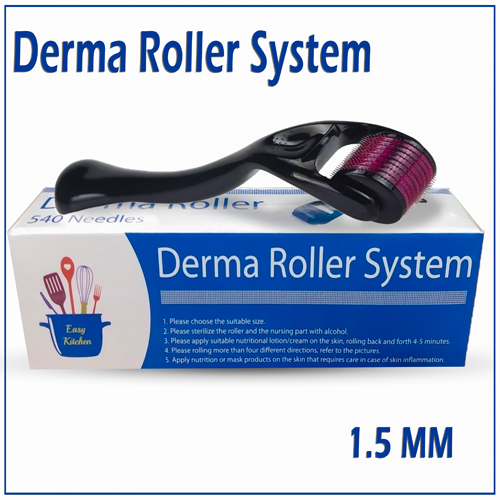 Derma Roller 1.5mm Smoothen Skin & Reduce Fine Lines