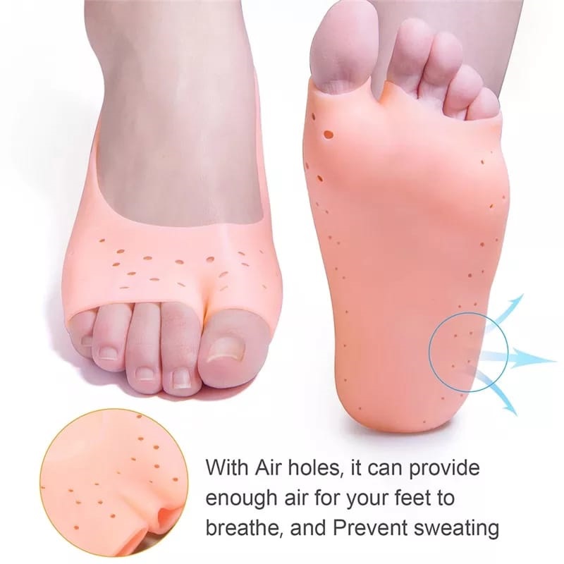 Silicone Moisturizing Gel Socks For Foot Care
