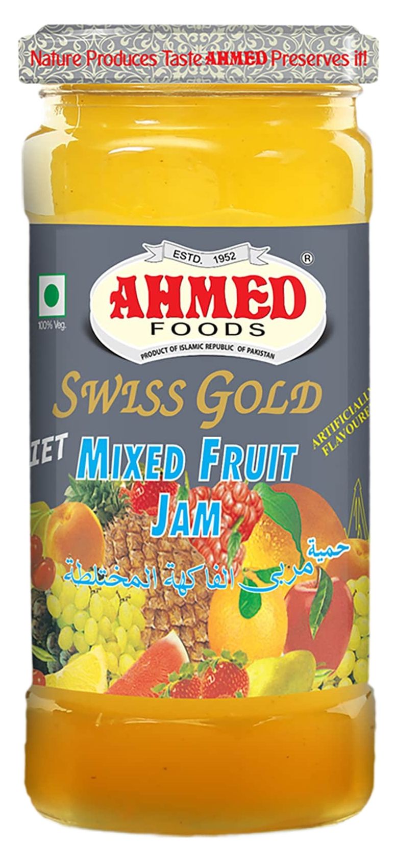 Ahmed Mixed Fruit Jam Sugar free 435g