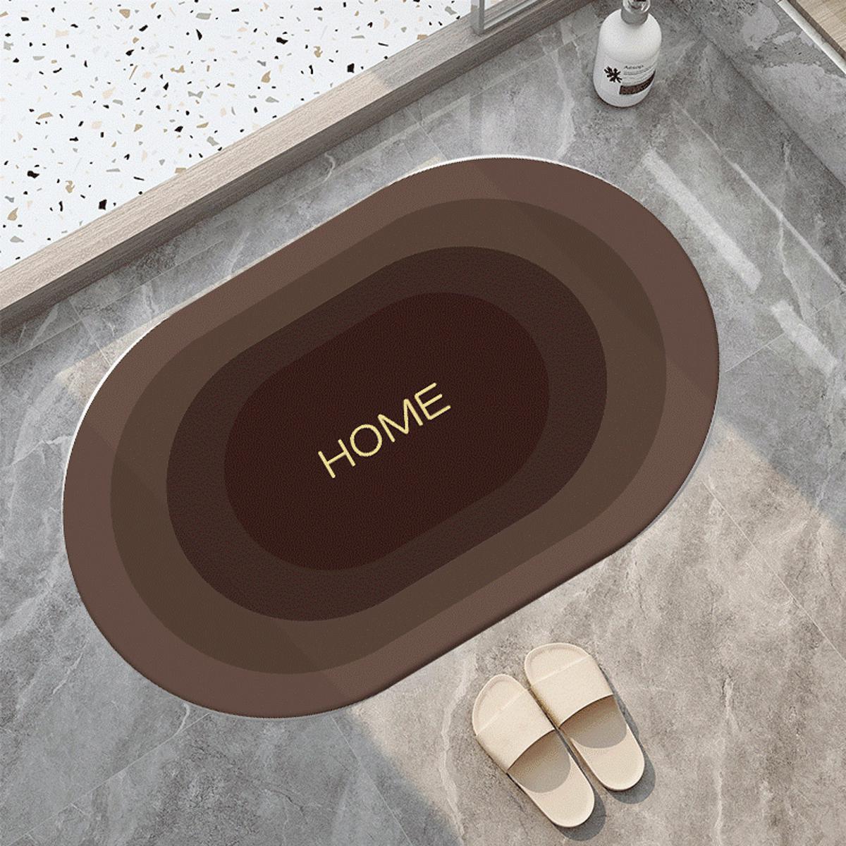 Bath Mat Water Super Absorbent Non Slip Water Absorbent Anti Slip Floor Carpet