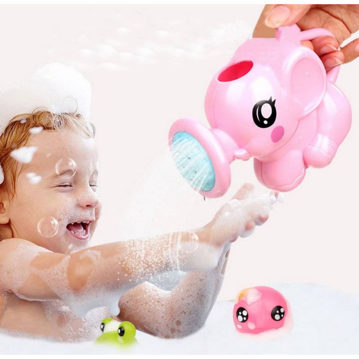 Baby Cartoon Elephant Shower Cup Newborn Child Shower Shampoo Cup Baby Shower