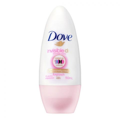 Dove Invisible Dry Floral Touch Moisturizing Cream Anti-Perspirant Roll On For Women 50ml