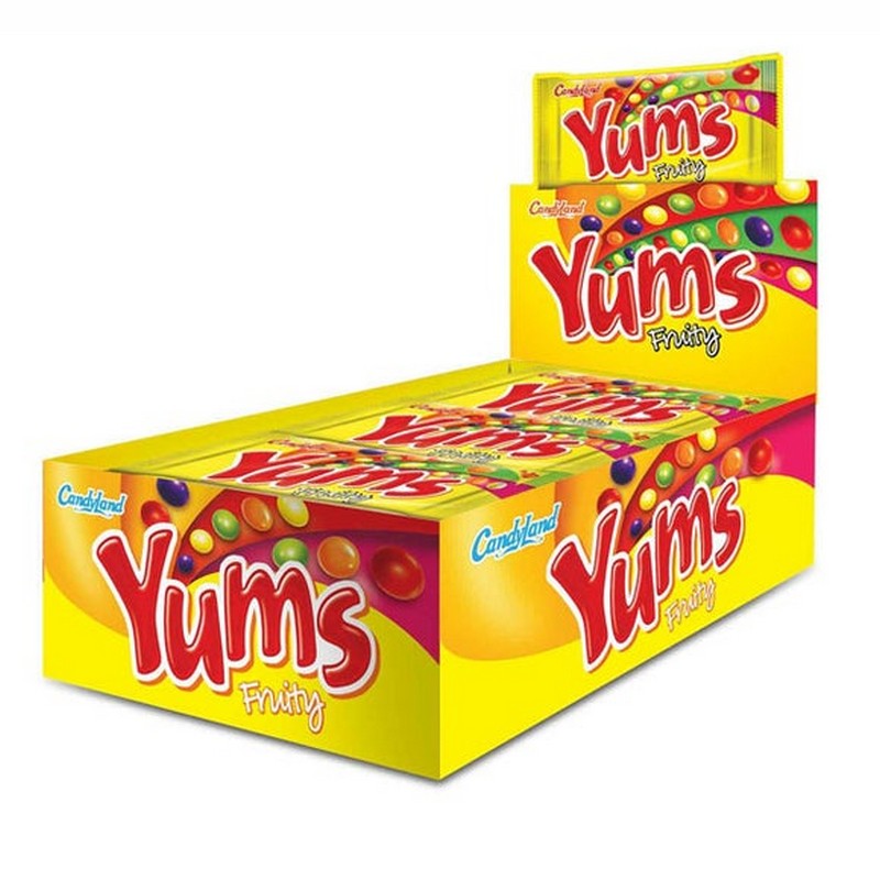 CANDYLAND YUMS FRUITY PACK OF 18