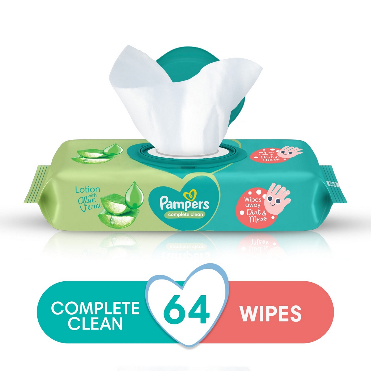 Pampers Baby Wipes 64 Pcs