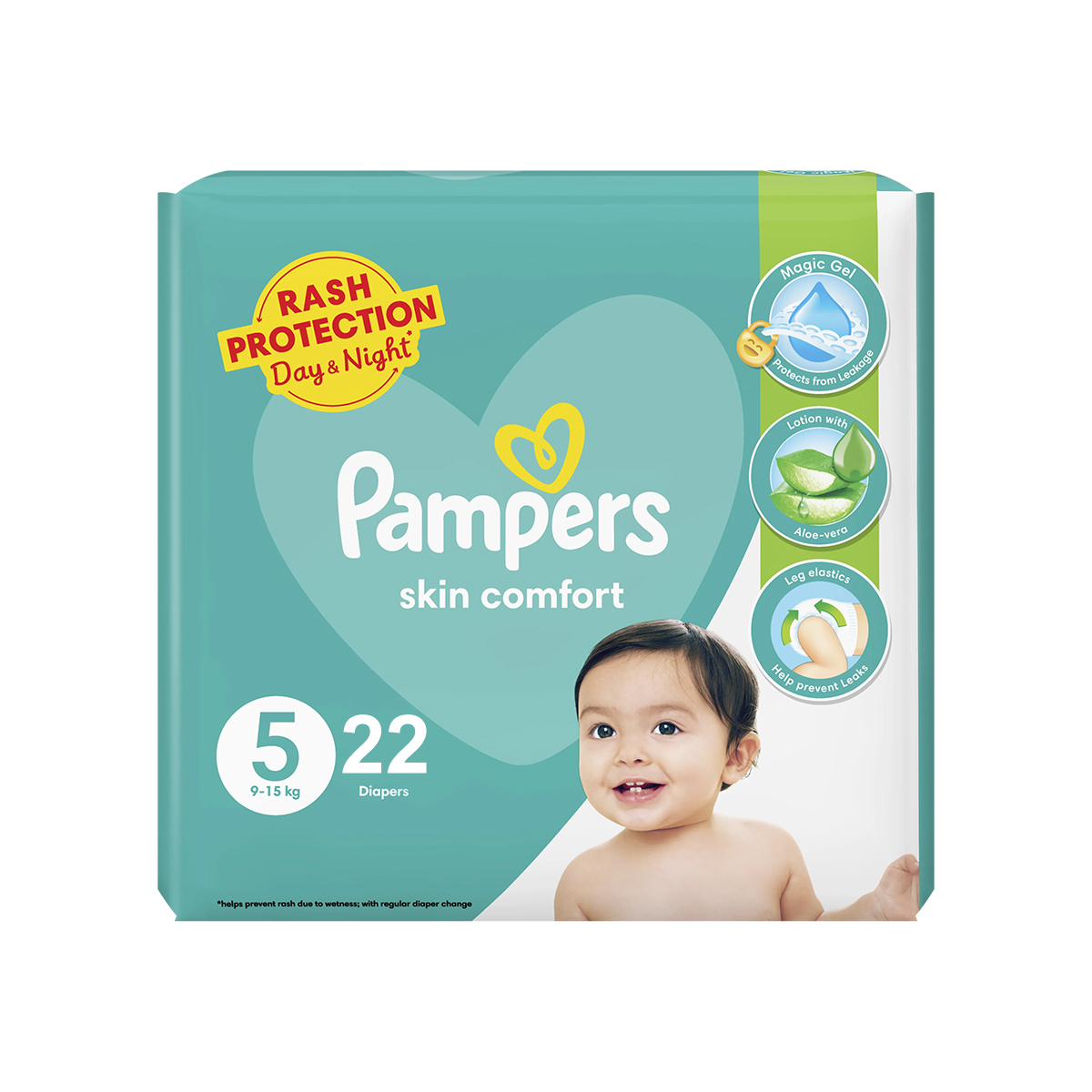 Pampers Taped Baby Diapers (Size 5 Junior 22 Pcs)