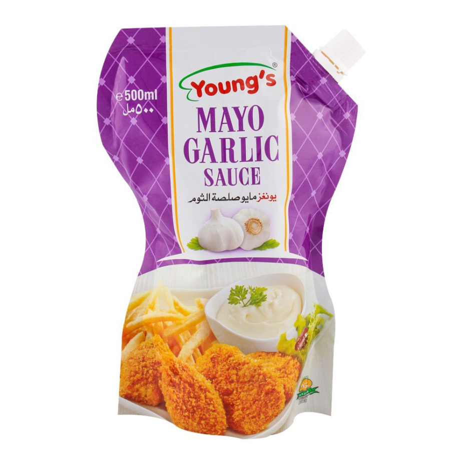 Young's Mayo Garlic 500ml
