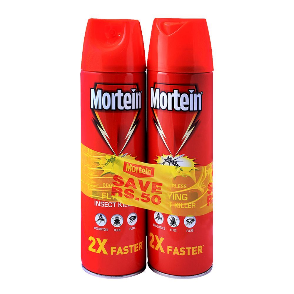 Mortein Flying Insect Killer Spray 2x375ml Save Rs. 50
