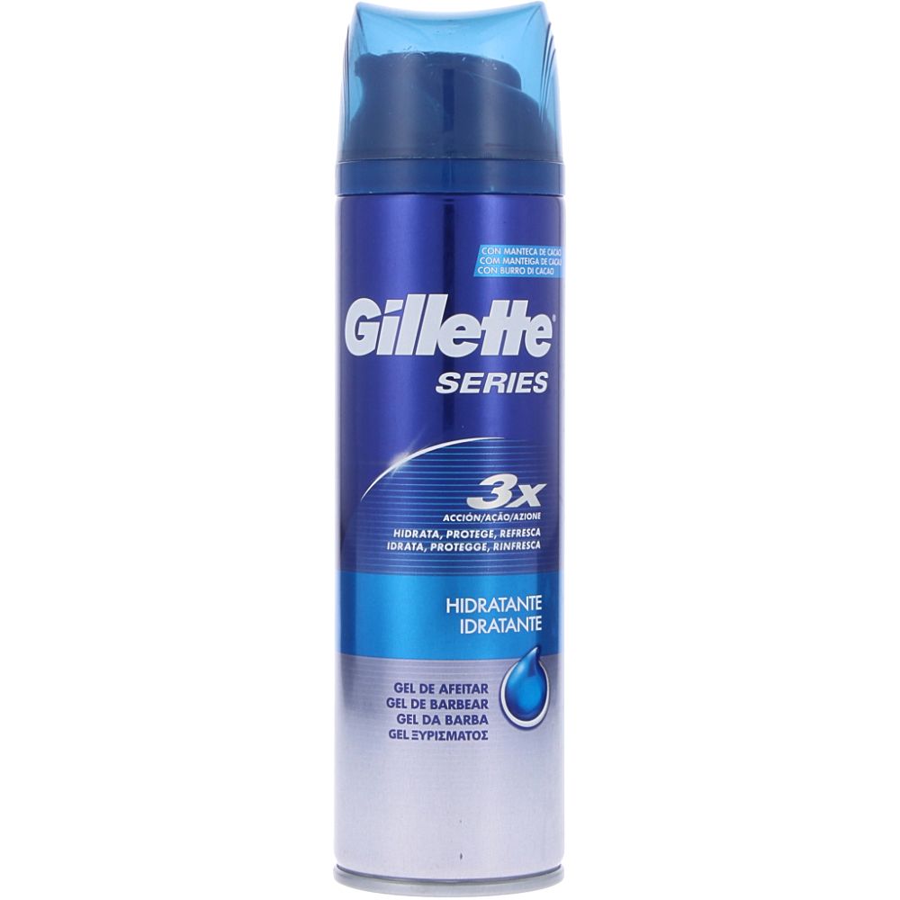 Gillette Series 3x Action Sensitive Cool Shave Gel 200ml