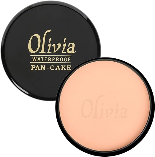 Olivia Waterproof Almond Dust Makeup Cream Concealer Pan Cake 25g Shade No.26 Matte Finish